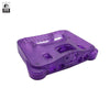 Repair Part - N64 Custom Color Shell (3rd) Repair Box - Hyperkin - Purple Crystal - limited edition - NEW