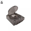 Repair Part - DC Dreamcast Custom Color Shell (3rd) Repair Box - Hyperkin - Smoke Gray Crystal - limited edition - NEW