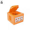 Repair Part - GC Gamecube Custom Color Shell (3rd) Repair Box - Hyperkin - Orange - NEW