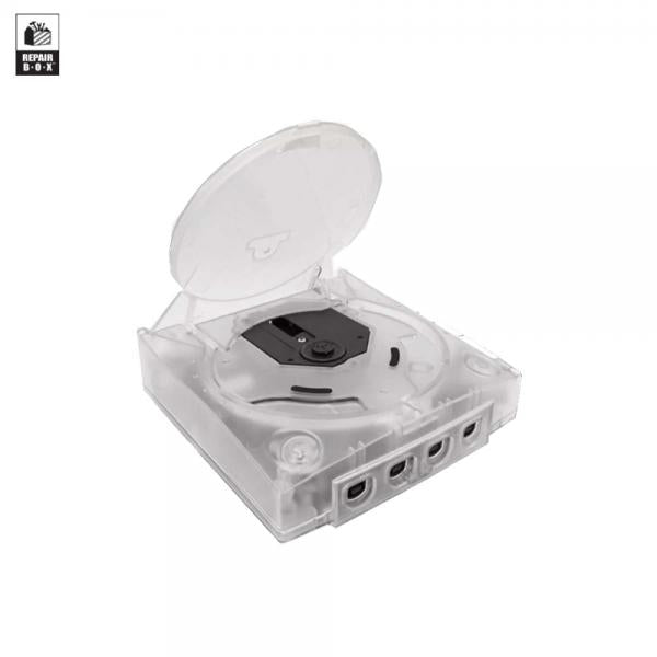 Repair Part - DC Dreamcast Custom Color Shell (3rd) Repair Box - Hyperkin - Clear Crystal - limited edition - NEW