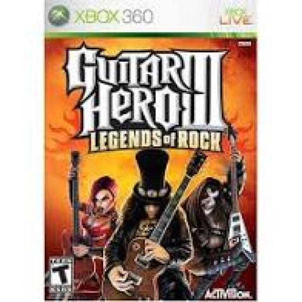 X360 Guitar Hero III 3 - Legends of Rock