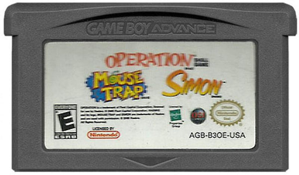 GBA Operation / Mouse Trap / Simon - 3 Pack