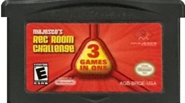 GBA Majescos Rec Room Challenge - 3 in 1