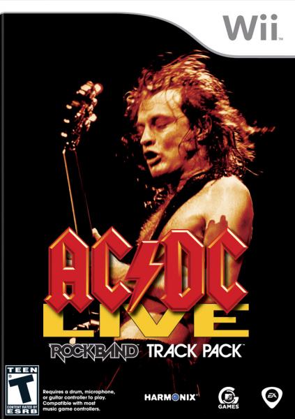 Wii Rock Band - AC / DC Live Track Pack