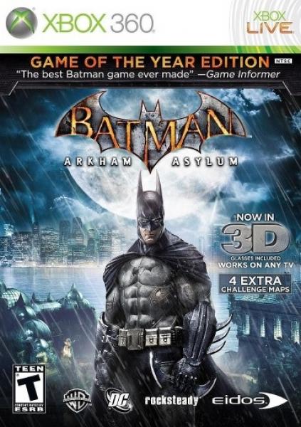 X360 Batman - Arkham Asylum - Game Of the Year Edition 3D & new maps