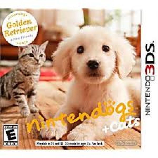 3DS Nintendogs and Cats - Golden Retriever and New Friends