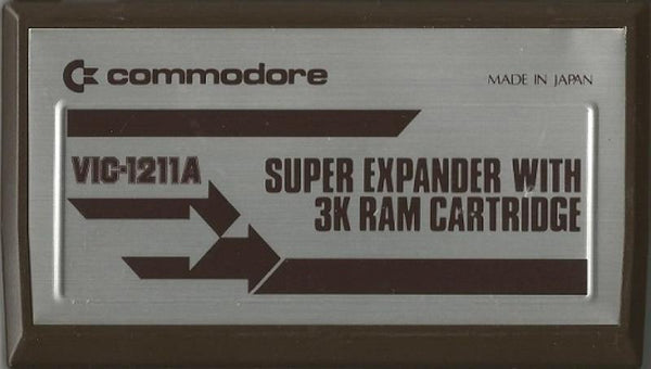 COMM Super Expander with 3K RAM Cartridge