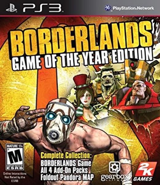 PS3 Borderlands - Game of the Year Edition