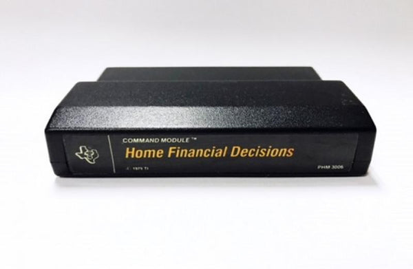 TI99 Home Financial Decisions