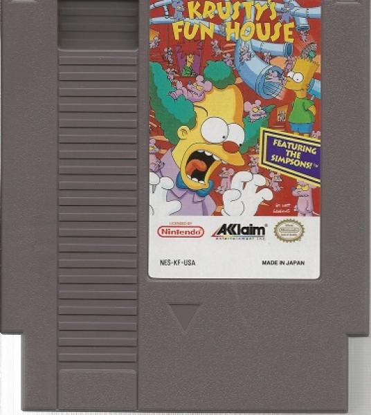 NES Krustys Fun House - Simpsons
