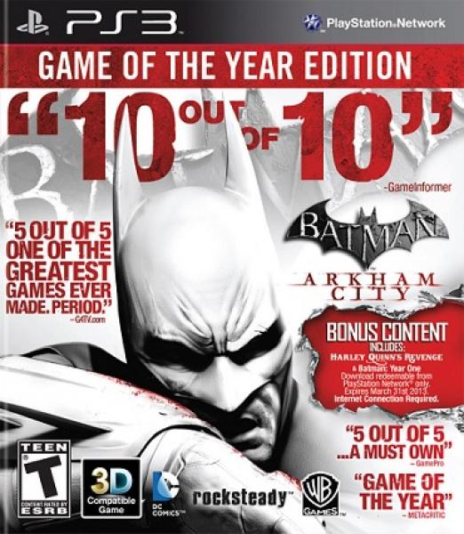 PS3 Batman - Arkham City - Game of the Year Edition