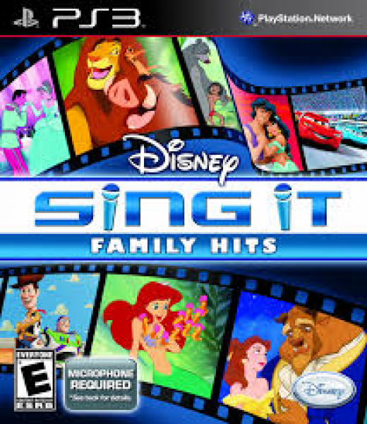 PS3 Sing It - Disney - Family Hits - Game Only