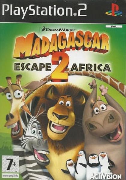 PS2 Madagascar 2 - Escape 2 Africa - IMPORT - PAL