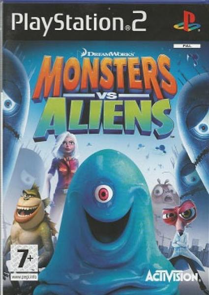 PS2 Monsters vs Aliens - IMPORT - PAL