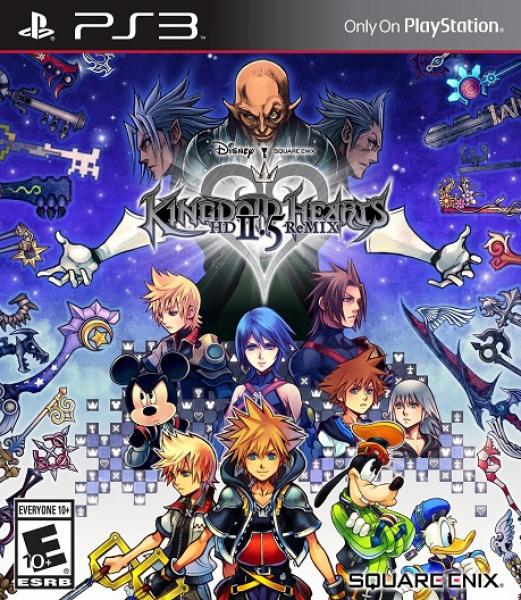 PS3 Kingdom Hearts HD 2.5 Remix - Regular and Limited Edition - no pin - USED