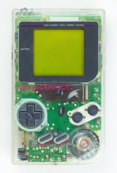 GB Game Boy original B&W HW - Clear - USED