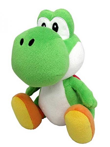 Plush - Nintendo - Super Mario - Yoshi - Green - sitting - 9 in