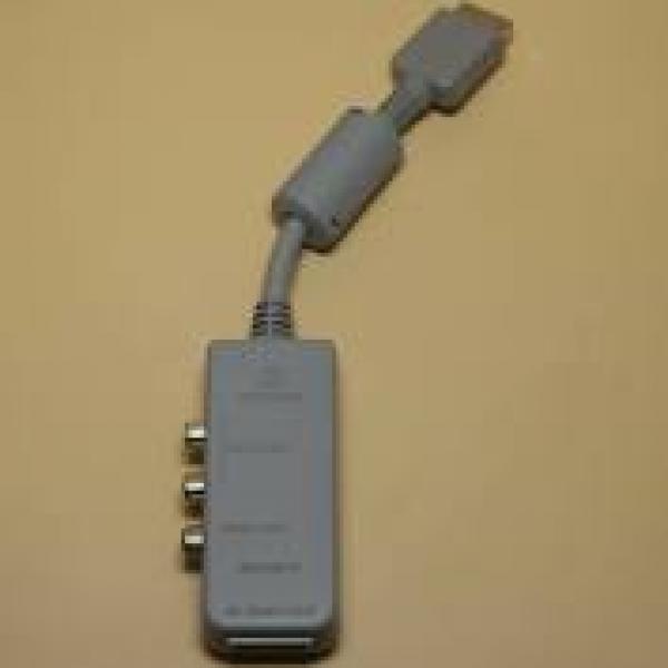 PS1 Playstation AV adapter - converter box for external av plugs - SCPH-1160 - USED