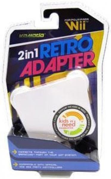 Wii Retro Adapter - 2 in 1 - NES / SNES controller adapter - NEW - Komodo