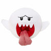 Plush - Nintendo - Super Mario - Boo Ghost - big pink tongue - 5 in