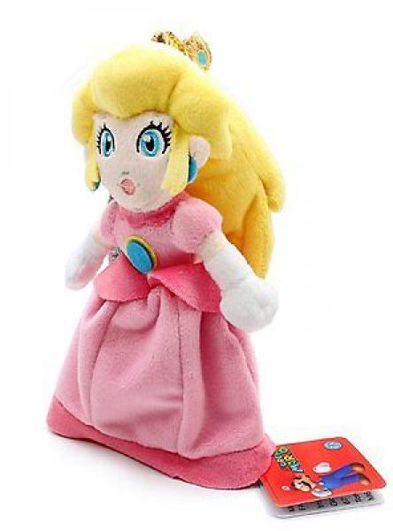 Plush - Nintendo - Super Mario - Princess Peach - 9 in