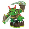 Skylanders - Spyros Adventure - Figure - Green Base - Earth - Dino Rang - green dinosaur in armor holding 2 boomerangs - USED