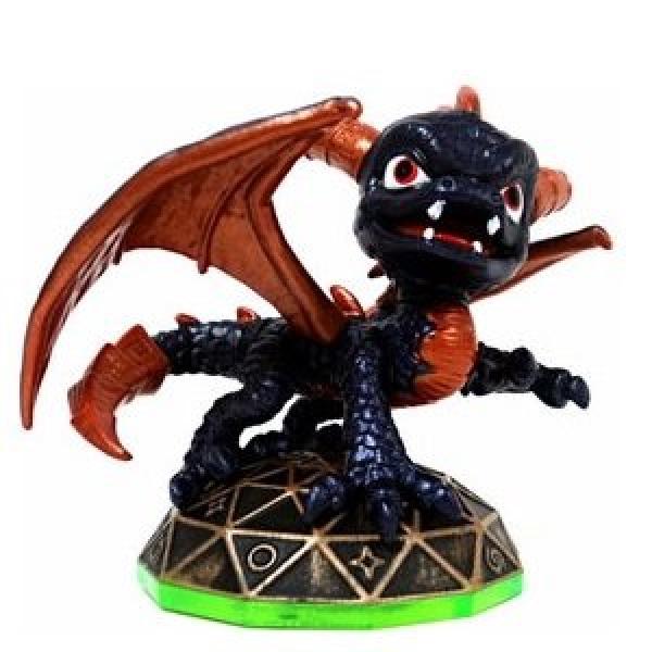 Skylanders - Spyros Adventure - Figure - Green Base - Magic - Spyro - Purple Dragon - USED
