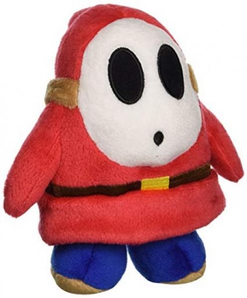 Plush - Nintendo - Super Mario - Shy Guy - red - 5 in