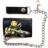 Gamer Wallet - Halo - Master Chief - biker style with chain