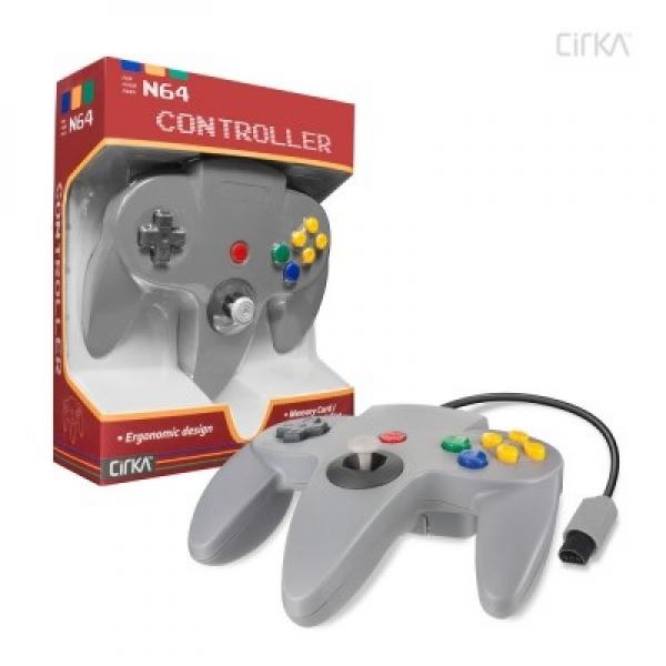 N64 Controller (3rd) NEW - Cirka - Original Style - Hyperkin - GRAY