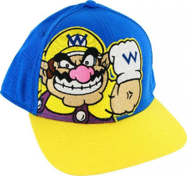 Gamer Hat - Nintendo - Wario - snapback - blue