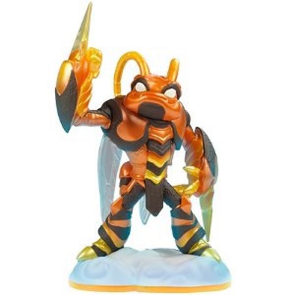 Skylanders - Giants - Figure - orange base - Air - Swarm - gold & Black bumble bee wasp bug - USED