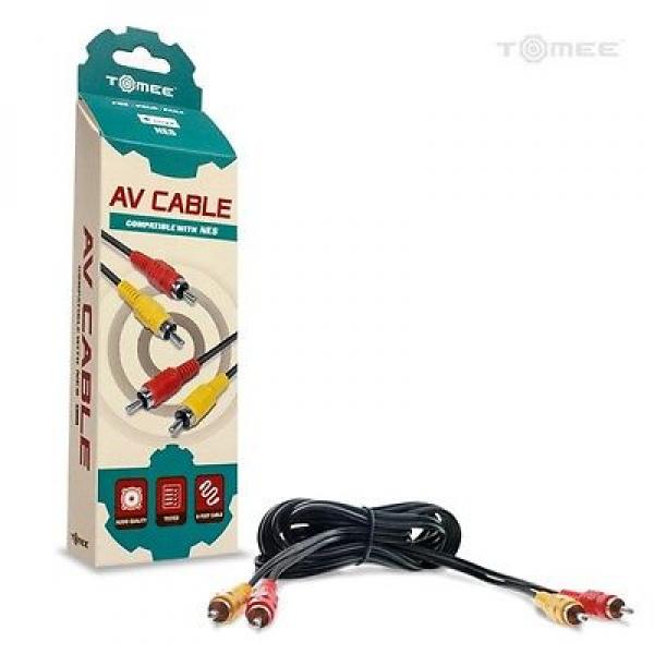 NES AV cable (mono - red and yellow only) - (3rd) NEW - Tomee