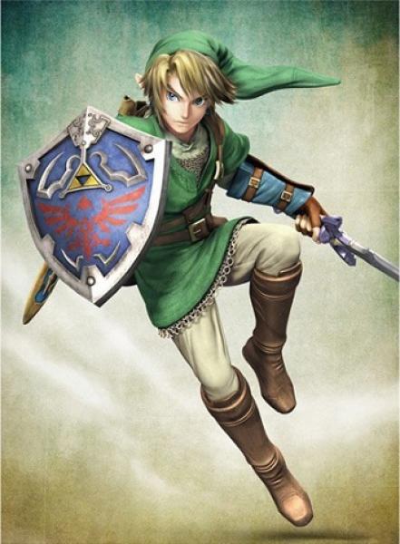 Wall Scroll - Zelda Link - Sword & Shield - YA302 or L016