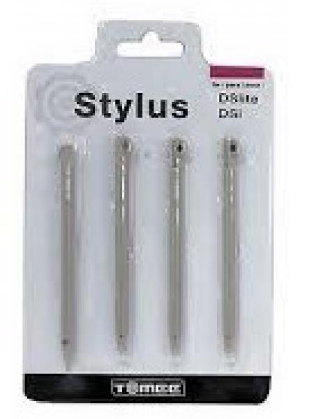 NDS DS Lite and DSi Stylus Pens - 4 pack (3rd) - NEW - Tomee - white or black