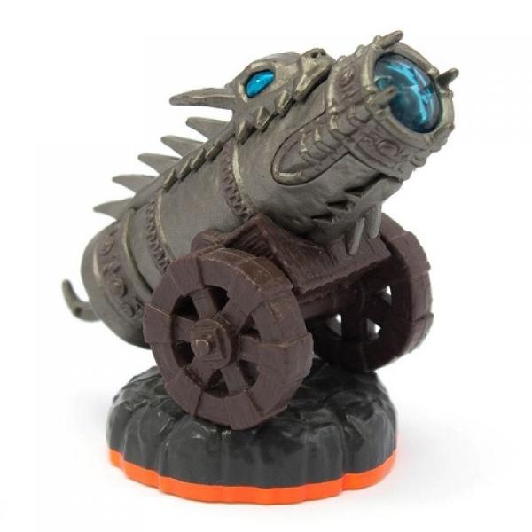 Skylanders - Giants - Magic Item - Orange Base - Gray Dragonfire Cannon - USED