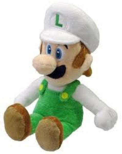 Plush - Nintendo - Super Mario - Fire Luigi - 9 in