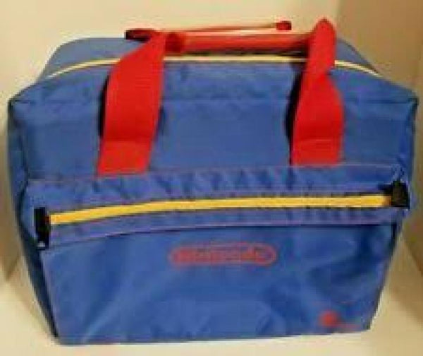 NES Carrying Case - Blue w/ Red Straps - Official NES Brand - USED