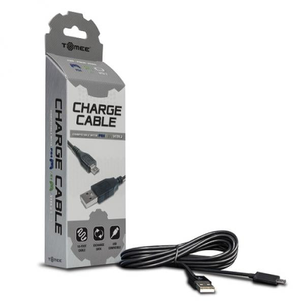 PS4 XB1 PSP VITA 2000 - Micro USB Charge Cable - Tomee - NEW