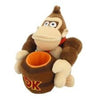 Plush - Nintendo - Donkey Kong - with barrel - 9 in - 2015