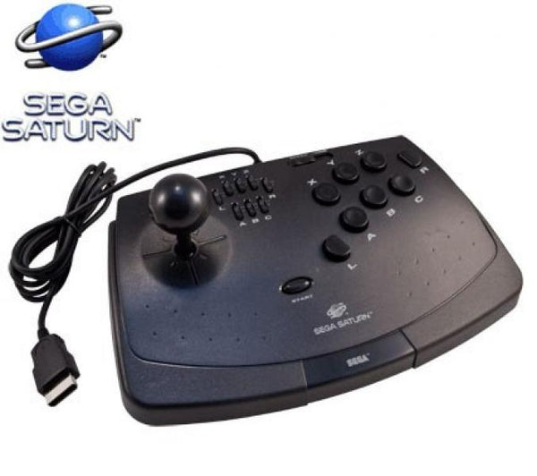 SAT Controller (1st) - Sega Brand Fight Stick - USED