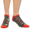 Gamer Gear - Nintendo - Super Mario - MINI ICONS -Ankle Socks - GRAY