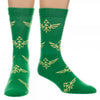 Gamer Gear - Nintendo - Zelda - triforce - CREW socks - green