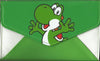 Gamer Wallet - Nintendo - Yoshi - Juniors - envelope wallet - white & green with chain