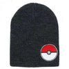 Gamer Hat - Nintendo - Pokemon - Pokeball Beanie hat - gray