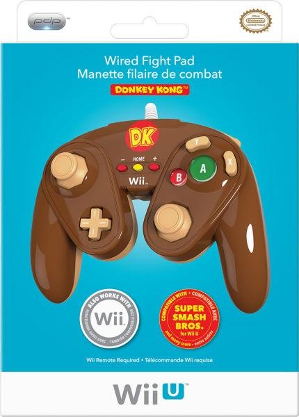WiiU Wii Gamecube style controller (3rd) PDP Donkey Kong DK
