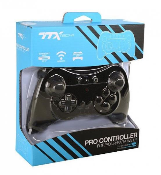 WiiU Pro Controller - Dual Analog - Wireless - (3rd) - NEW - TTX - Black