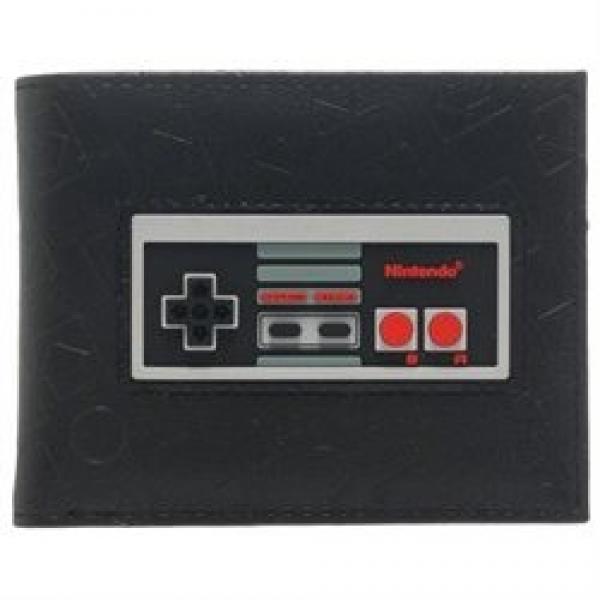 Gamer Wallet - Nintendo - NES Controller - Bi-fold Wallet - black