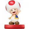 Amiibo - Red Base - Toad - Super Mario Bros - Noseless mushroom man with a white and red dotted Toadstool Hat - USED