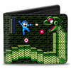 Gamer Wallet - Mega Man - Bifold Wallet - Snakey - NEW